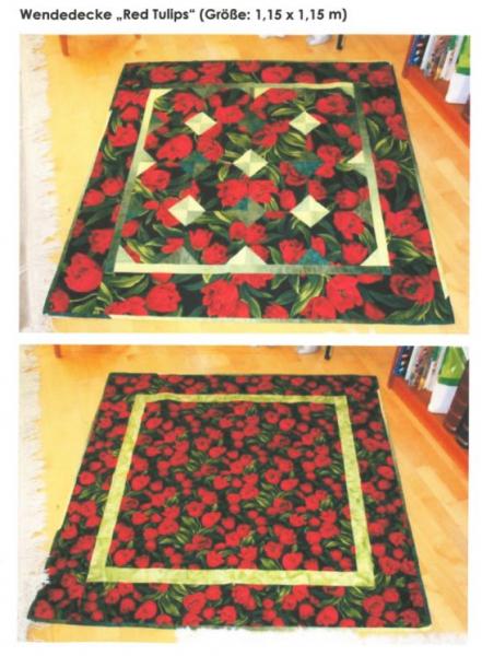 Wendedecke "Red Tulips"